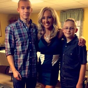 Guess mini color block dress